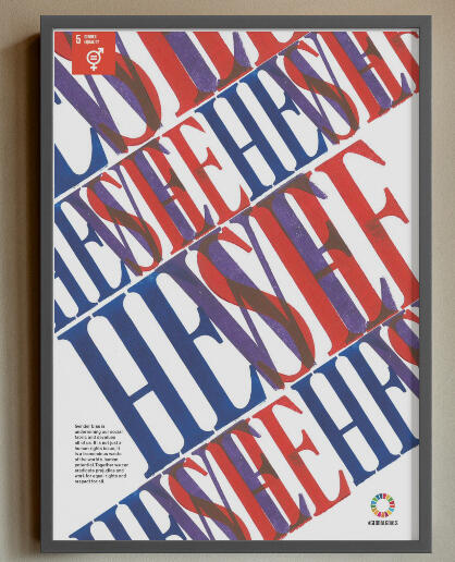 Goal 5 - Gender Equality Poster Mockup