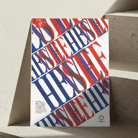 Goal 5 - Gender Equality Poster Mockup