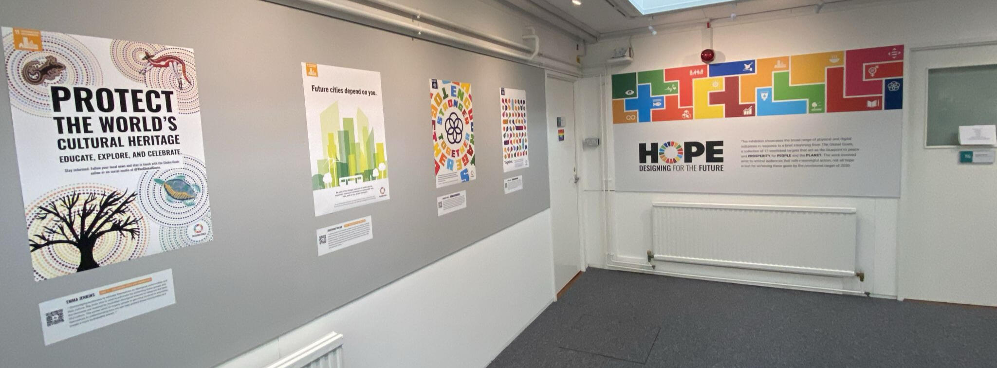 Exhibition Posters and wall panel